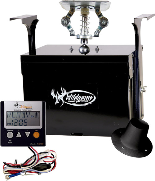 WILDGAME INNOVTNS (GSM) Wildgame Innovations WGIPU0030 Evolution Digital Feeder Kit 6 Programs 1-30 Seconds Duration Black