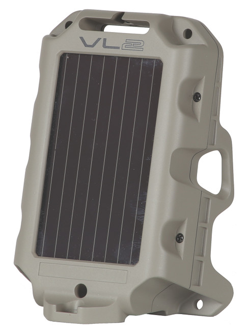 WILDGAME INNOVTNS (GSM) Wildgame Innovations WGILT0003 Moonshine Feeder Light Gray 100 yds Range Features PIR Motion Sensor