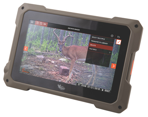 WILDGAME INNOVTNS (GSM) Wildgame Innovations WGIVW0009 Trail Pad SD Card Viewer Brown 7" Touchscreen 32GB x 2