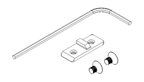 KELTEC ARMS Kel-Tec S2K205CZ75 Mag Catch Kit Mag Catch Kit made of Steel with Black Finish for CZ 75 Sub 2000 Gen2 Magazines