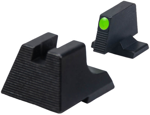 HECKLER & KOCH USA HK 51000934   Iron Sight Green Tritium Black Frame Fits HK VP9/VP40/P30/HK45