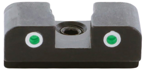 AMERIGLO LLC AmeriGlo XD191R Tritium Rear Sight for Springfield XD/Hellcat  Green Tritium White Outline Rear