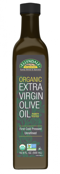 Extra Virgin Olive Oil in Glass, Organic