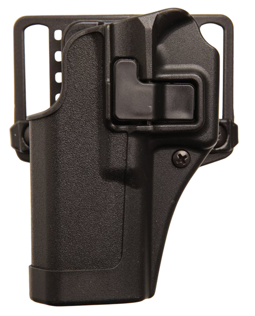 BLACKHAWK/REVELYST Blackhawk 410567BKL Serpa CQC  OWB Matte Black Polymer Belt Loop/Paddle Compatible w/Glock 42 Left Hand