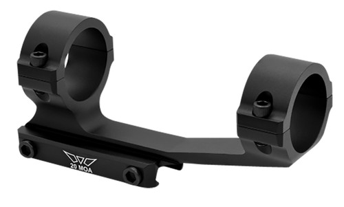 WARNE SCOPE MOUNTS Warne V4012M MSR Scope Mount/Ring Combo Matte Black 30mm 20 MOA