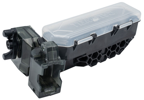 AOB/AMERICAN OUTDOOR BRND Caldwell 1099117 Magazine Charger  Rotary 22 LR 100rd Compatible w/T/CR & 10/22 Magazines Black Polycarbonate