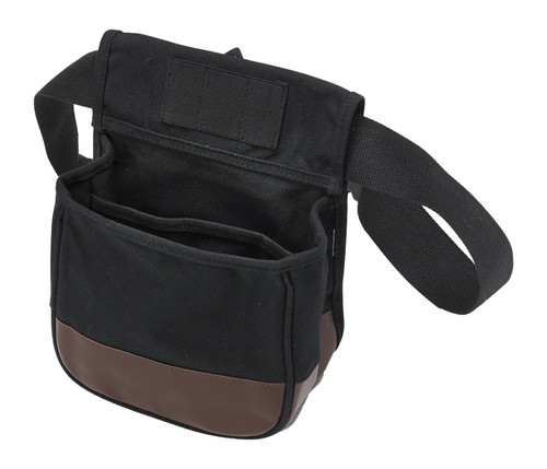 US PEACEKEEPER USP P23010  DIVIDED SHELL POUCH BLK/BRN