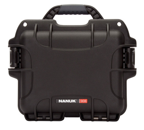 NANUK GEAR PROTECTION USA Nanuk 9081001 908  Waterproof Black Resin w/ Foam Padding&Airline Approved