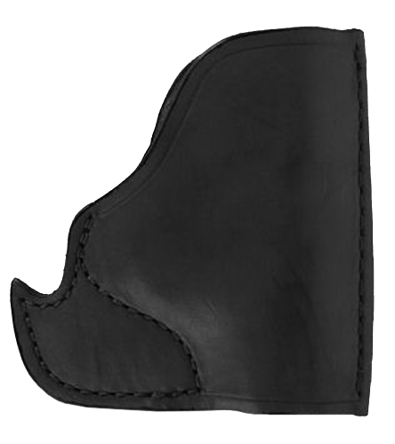 BULLDOG CASE COMPANY Bulldog MLBIP Inside The Pocket  Black Leather Fits Micro Pistols 22/25/380 Fits Ruger LCP/Walther PPK Ambidextrous