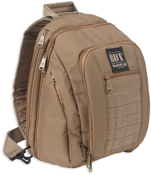 BULLDOG CASE COMPANY Bulldog BDT408T BDT Tactical Sling Pack Small Nylon w/ Tan Finish