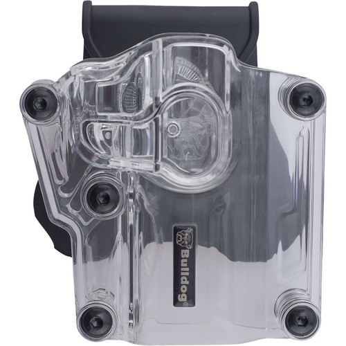 BULLDOG CASE COMPANY Bulldog MX002 Max Multi Fit OWB Transparent Clear Polymer Paddle Mount