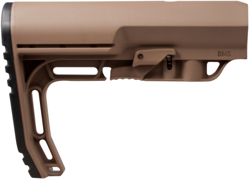 Mission First Tactical BMSSDE Battlelink Minimalist Stock Collapsible Scorched Dark Earth Synthetic for AR-15, M16, M4 with Commercial Tube (Tube Not Included)