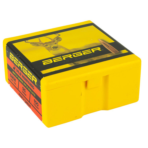BERGER BULLET/CAPSTONE Berger Bullets 24527 VLD Hunting Long Range 6mm 95gr 100/Box