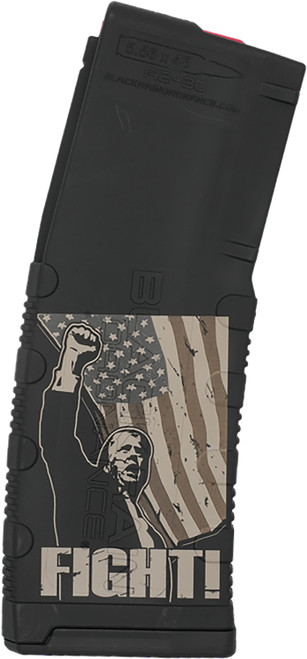 BLACK RAIN ORDNANCE INC Black Rain Ordnance MAG30TRUMPFIGHT Magazine  30rd 223Rem/5.56NATO Fits Magazine Black Polymer