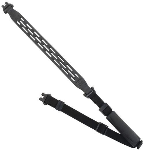 LIMBSAVER  (SIMS VIB.) Limbsaver 12290 Kodiak-Air Sling Black NAVCOM Rubber w/ 1" W & Adjustable Design for Rifles