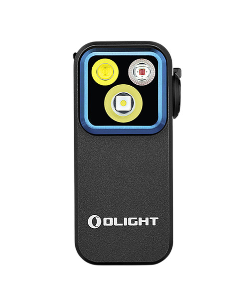 Olightstore Usa Inc OCLIPPROBK Oclip Pro Black Aluminum, Red/White Light 500 Lumens 120 Meters Beam Distance
