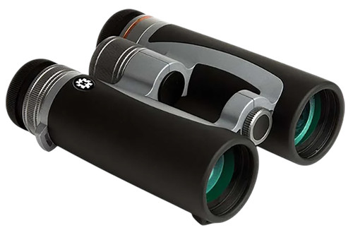 KONUS USA CORPORATION Konus 2349 Prince 10x42mm Bak-4 Prism, Center Focus, Black/Silver Aluminum w/Rubber Armor