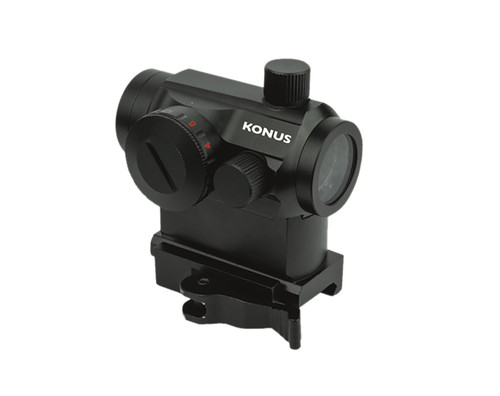 KONUS USA CORPORATION Konus  Pro Nuclear  Matte Black 1x22mm 3 MOA Red/Green Dot Reticle