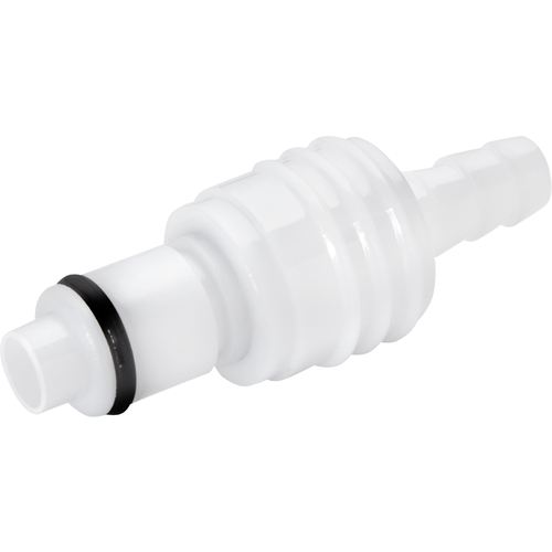 Beer & Gas Quick Connect - 1/4 in. Barb x Male Shut-Off