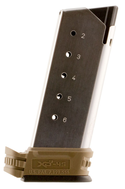 SPRINGFIELD INC Springfield Armory XDS5002FDE Backstrap Sleeve  45 ACP Fits Springfield XDS Flat Dark Earth Polymer