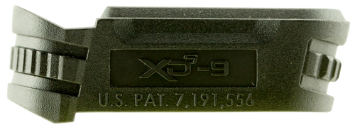 SPRINGFIELD INC Springfield Armory XDS5902M Backstrap Sleeve  made of Polymer with Black Finish & 1 Piece Design for 9mm Luger Springfield XD-S with #2 Backstrap & 3.30"-4" Barrel