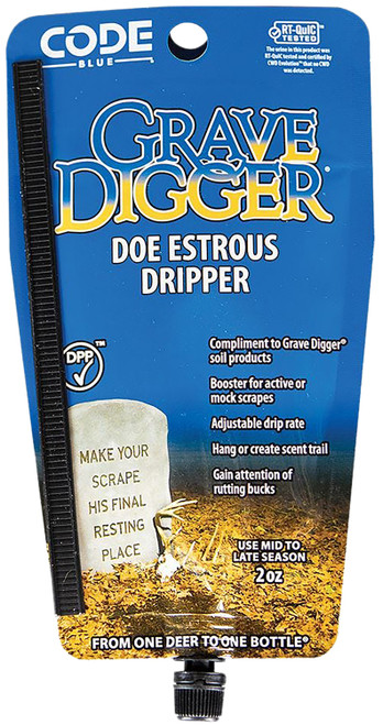 MOULTRIE FEEDERS Code Blue OA1425 Grave Digger Doe Estrous Deer 2 oz Dripper