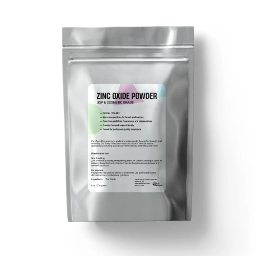 Zinc Oxide Powder, (Non-Nano), 8oz