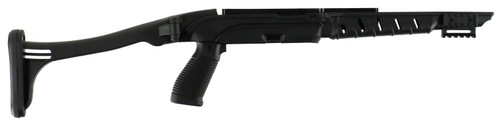 PRO MAG INDUSTRIES INC ProMag PM278 Tactical Folding Stock  Black Synthetic with Pistol Grip for Remington 597