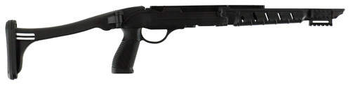 PRO MAG INDUSTRIES INC ProMag PM280 Tactical Folding Stock  Black Synthetic with Pistol Grip for Savage 64 Series