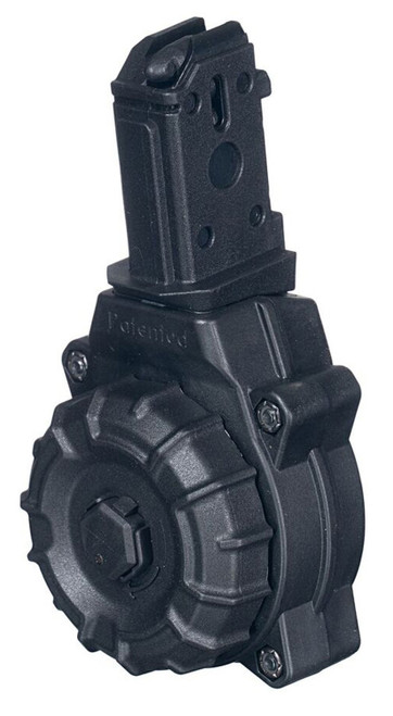 PRO MAG INDUSTRIES INC ProMag DRMA29 Standard  Black Drum 30rd for 9mm Luger CZ Scorpion