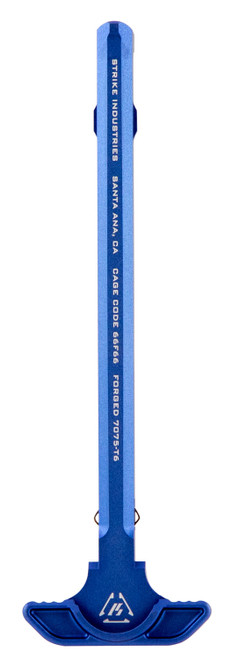STRIKE INDUSTRIES Strike ARSLCHBLU Latchless Charging Handle AR-15 Blue Anodized Aluminum