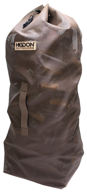 HIGDON DECOYS Higdon Outdoors 37179 Decoy Bag  Large Black PVC Coated Mesh 51" x 18" x 15" Holds up to 56 Standard Decoys