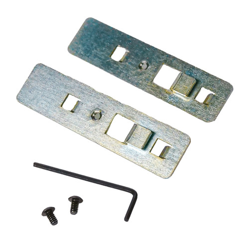 BERRYS MANUFACTURING INC Berry's 84913 Track Clips Pistol Rack Silver Steel Handgun