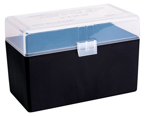 BERRYS MANUFACTURING INC Berry's 91023 Ammo Box  270Win/30-06Springfield Clear/Black Polypropylene 50rd