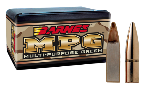 BARNES BULLETS/BULLSEYE Barnes Bullets 30195 MPG  223Rem 55gr Multi Purpose Green 100/Box