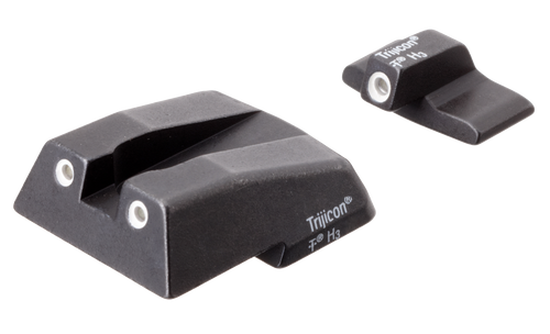TRIJICON INC Trijicon 600282 Bright & Tough Night Sights  Green/Tritium White Outline Front Sight-Green/Tritium White Outline Rear Sight H&K .45C/P30/VP9