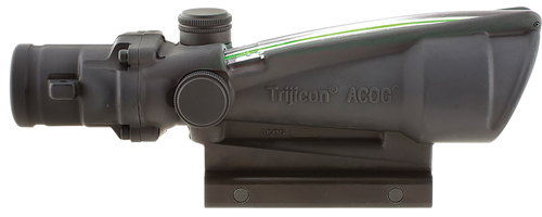 TRIJICON INC Trijicon 100416 ACOG  Matte Black 3.5x35mm Illuminated Green Crosshair 300 Blk BDC Reticle