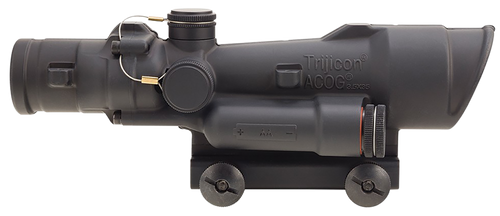 TRIJICON INC Trijicon 100502 ACOG  Matte Black 3.5x 35mm 30mm-35mm Tube LED Illuminated Green Crosshair 308/7.62 BDC Reticle