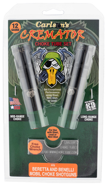 CARLSONS Carlson's Choke Tubes 11612 Cremator 11612 Berretta/Benelli Mobil 12 Gauge Mid/Long Range Non-Ported 17-4 Stainless Steel