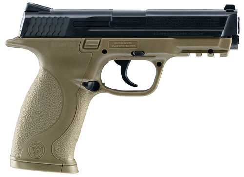 UMAREX USA/RWS Umarex 2255051 S&W M&P  CO2 177 BB 19+1 4.25" FDE Polymer Grips