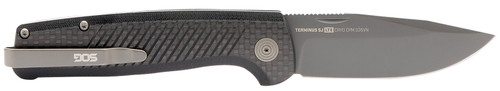 SOG KNIVES (GSM OUTDOORS) S.O.G SOGTM1006BX Terminus SJ LTE 2.90" Folding Plain Black TiNi S35VN SS Blade, Graphite Textured G10 Handle