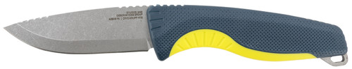 SOG KNIVES (GSM OUTDOORS) S.O.G SOG17410141 Aegis FX  3.70" Fixed Drop Point Plain Stonewashed 4116 Krupp SS Blade, Indigo w/Acid Accents GRN Handle, Includes Sheath