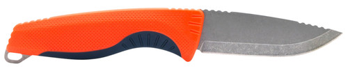 SOG KNIVES (GSM OUTDOORS) S.O.G SOG17410341 Aegis FX  3.70" Fixed Drop Point Plain Satin 4116 Krupp SS Blade, Recue Red w/Indigo Accents GRN Handle, Includes Sheath