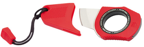 SOG KNIVES (GSM OUTDOORS) S.O.G SOG18300143 Rapid Rescue  Red Aluminum Stonewashed Blade