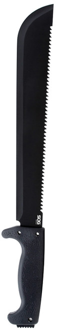 SOG KNIVES (GSM OUTDOORS) S.O.G SOG-MC01-N SOGfari  13" Black Powder Coated 3Cr13MoV SS Blade Black Kraton Handle 19" Long Includes Sheath