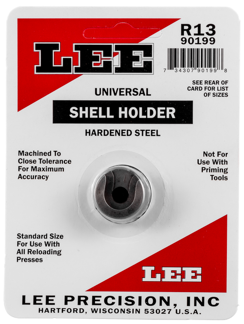 Lee Precision 90199 Shell Holder Universal #13R 45 Auto Rim