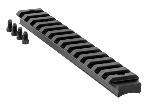 RUGER & COMPANY INC Ruger 90672 Picatinny Rail  Black Anodized Aluminum Fits Ruger American Rifle Long Action