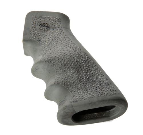 HOGUE COMBAT GRIPS INC Hogue 15881 OverMolded Grip Ghillie Green Rubber for Finger Grooves for AR-15, M16