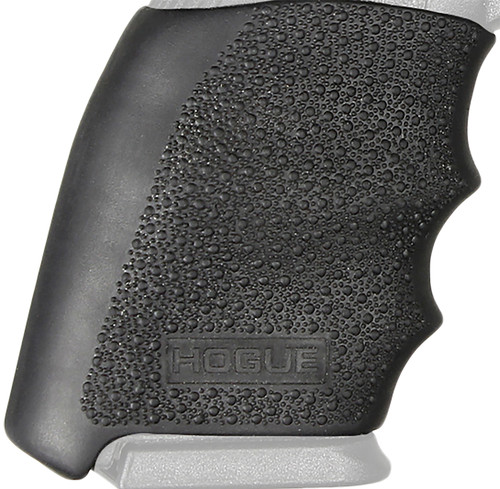 HOGUE COMBAT GRIPS INC Hogue 17300 HandAll Hybrid Grip Sleeve made of Rubber with Textured Black Finish for 9mm Luger Springfield XD