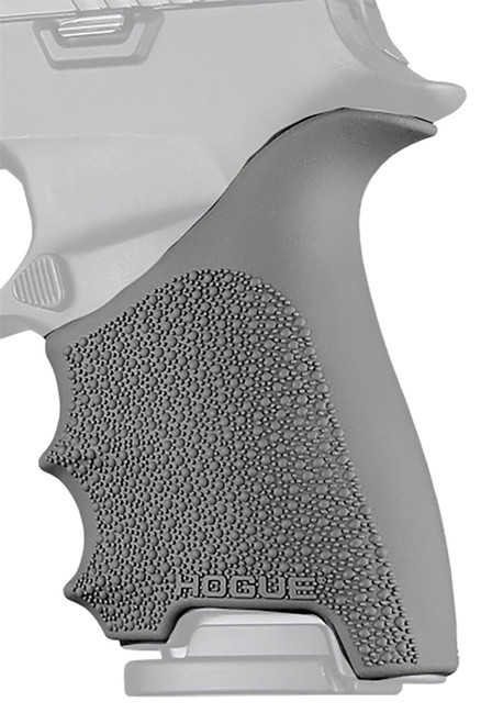 HOGUE COMBAT GRIPS INC Hogue 17612 Grip Sleeve Handall Beavertail Slate Gray Rubber Fits Sig Sauer P320 Compact